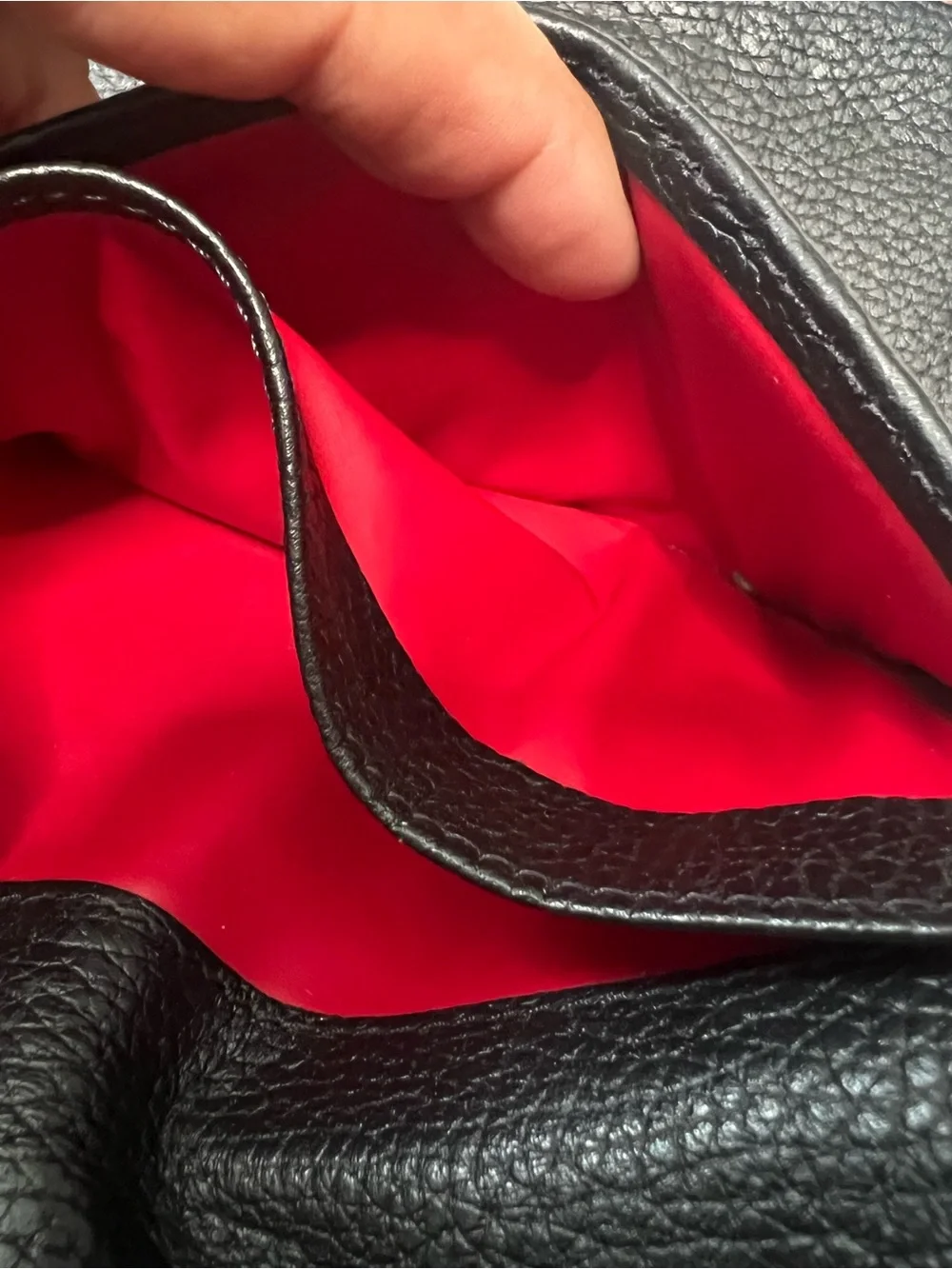 Dooney & Bourke Black Pebbled Leather Continental Clutch Flap Wallet